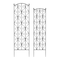 Nature Spring Garden Trellis for Climbing Plants with Decorative Scrolls for Plants, Flowers, Vines, Set of 2 359509ZDT - alternate 1